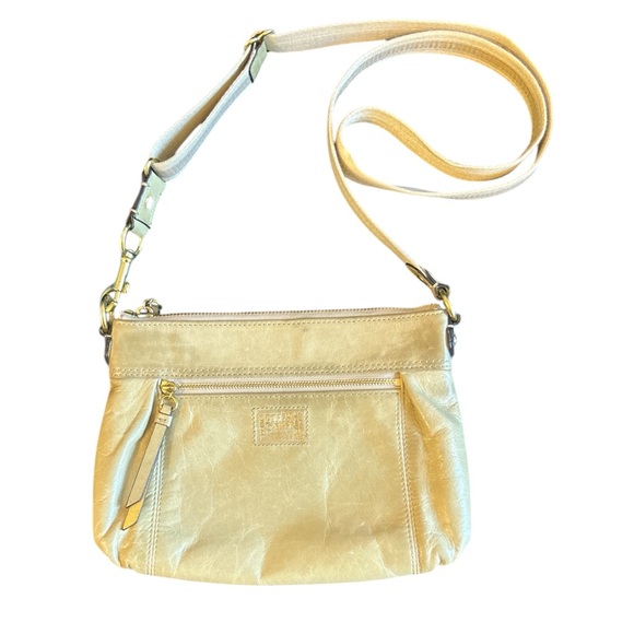 Coach Gold Poppy Crossbody Bag - Picture 1 of 5